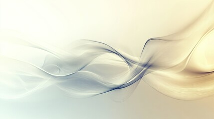 Obraz premium Abstract Wave Pattern Design Soft Hues