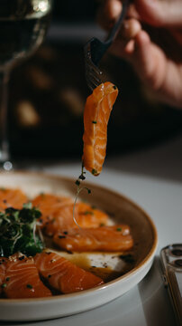 Salmon sahimi