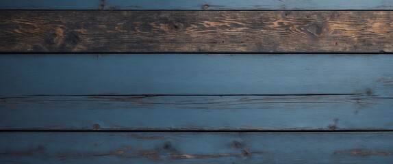 Dark Blue and Brown Weathered Wooden Texture Background