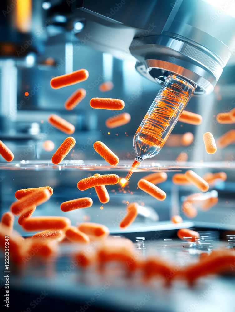 Aufkleber microscopic examination of bacteria in a laboratory setting advanced techniques for analyzing microb