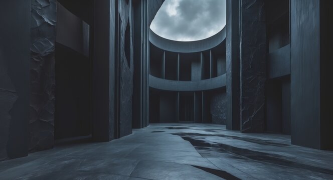 Fusion of Gothic and Modern Aesthetics in Dark Tones