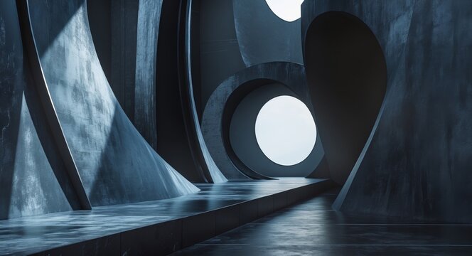 Fusion of Gothic and Modern Aesthetics in Dark Tones.