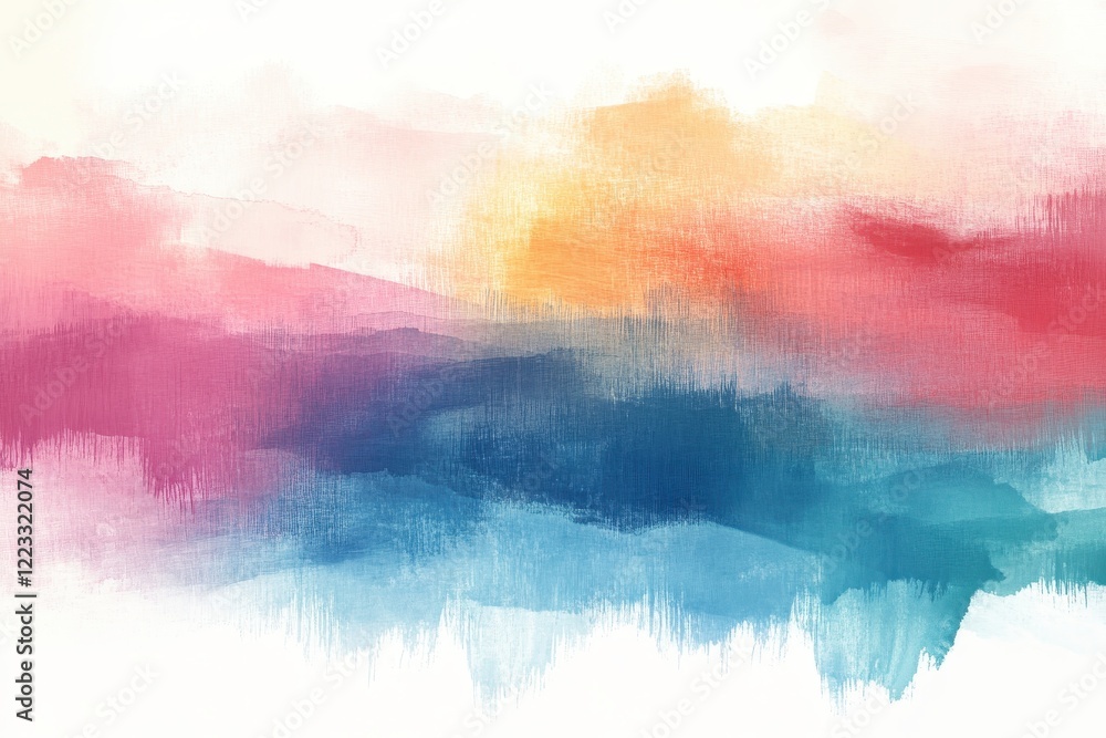 Fototapete colorful abstract background featuring a blend of pink, blue, and white hues creating a dynamic and 