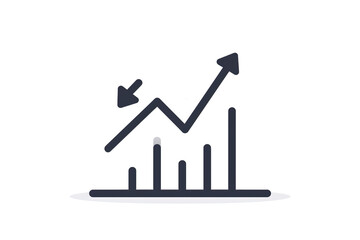 Growth chart showing upward trend after dip