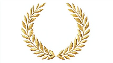 Golden Laurel Wreath Frame