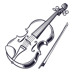 Obraz premium cello image on a white background 