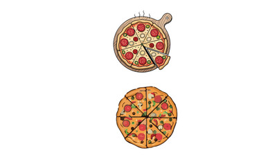 pizza slice vector