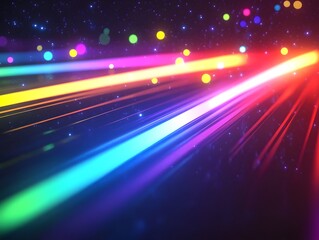 abstract background of lights