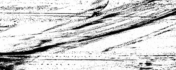 Obraz premium Overlay over any design to create interesting effect and depth. Distressed Vector brush stroke texture grunge background. Abstract vintage monochrome. Black isolated on white background.