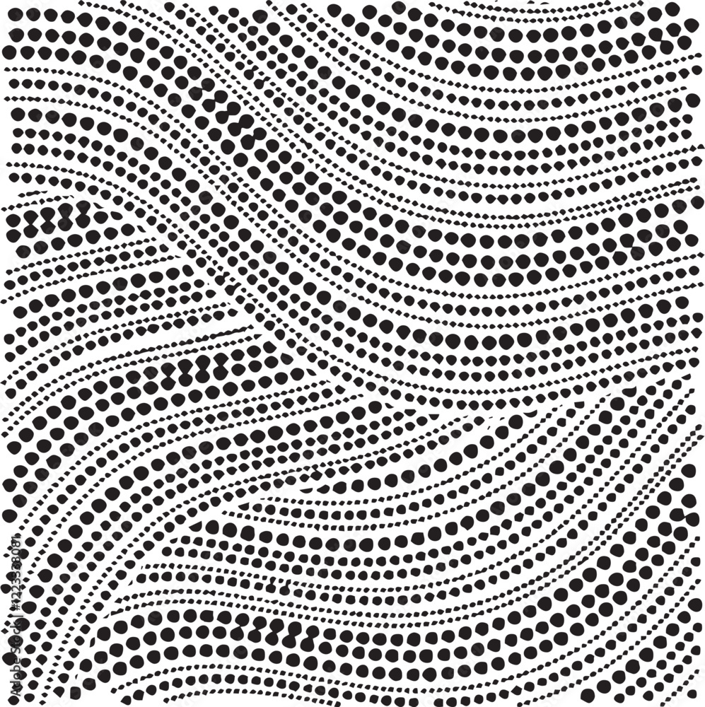 Poster black and white tileable pattern. grunge worn damask pattern design. distressed fabric texture. over