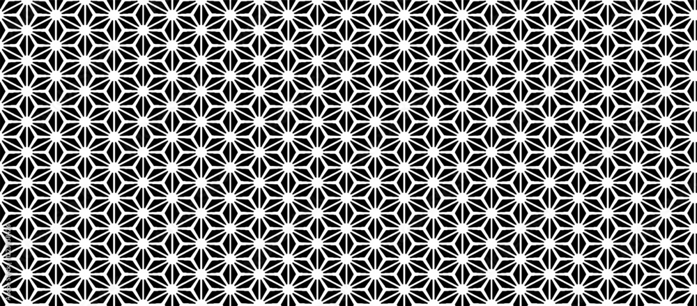 Poster black and white tileable pattern. grunge worn damask pattern design. distressed fabric texture. over