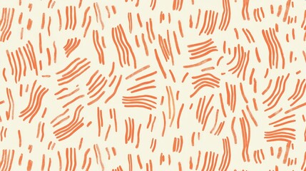 Abstract Orange Scribble Pattern: A Textured Background Design
