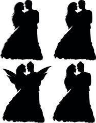 a pair of elves dancing a waltz