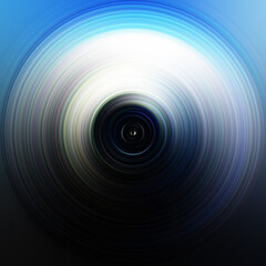 Colorful radial motion effect. Abstract rounded background. Color curves and sphere. Multi color gradient rings and circles wallpaper. Colored texture backdrop and banner.