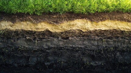 Soil Layers: A Cross-Section of Earth's Crust