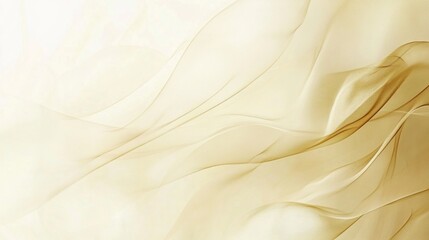 Abstract Beige Fabric Waves Flowing Gracefully