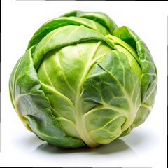 Fototapeta premium Cabbage on white background