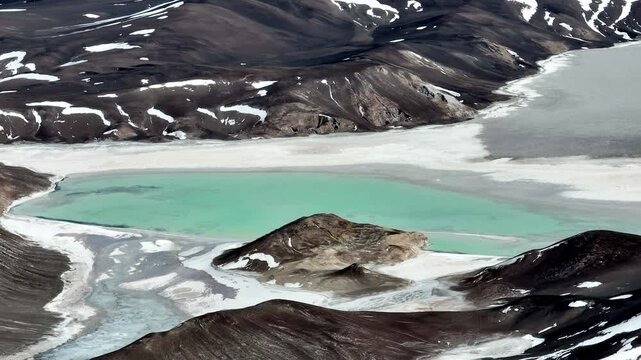 Vuelo de Dron en Balc&oacute;n del Piscis, Catamarca, Argentina, Cordillera de los Andes