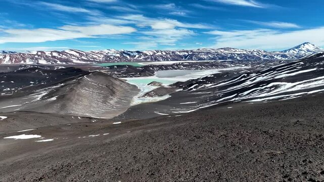 Vuelo de Dron en Balc&oacute;n del Piscis, Catamarca, Argentina, Cordillera de los Andes