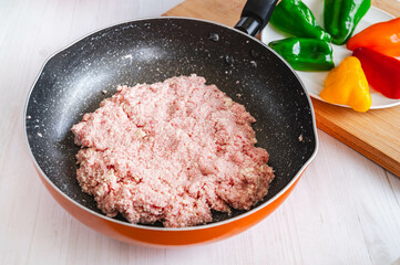 ピーマンの肉詰めの生地