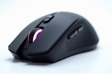 This gaming mouse features a smooth surface and advanced design, perfect for gamers seeking comfort and precision during intense online battles. The LED lights add a stylish touch