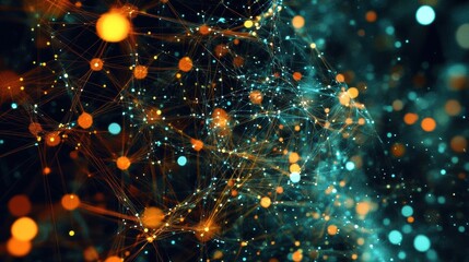 An illustrated map view that likens a factorys supply chain to a spider web with local suppliers as the strands leading directly to the center of production.