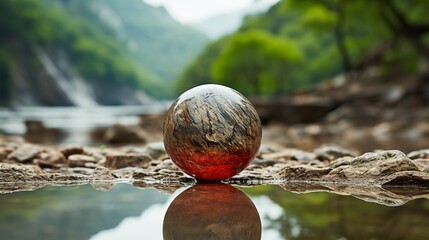 Obraz premium Mars planet landscape astronomy outdoors. HD 8K wallpaper Photographic Image