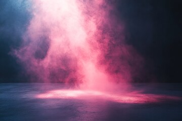 Obraz premium Soft pastel colors gradient with lighting and smoke