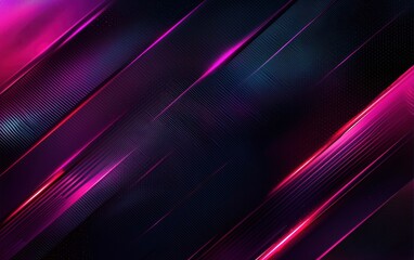 A dynamic abstract background with glowing neon pink and purple lines in a grid pattern, set on a dark black background
