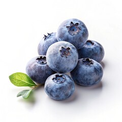 Obraz premium blueberries on a white background