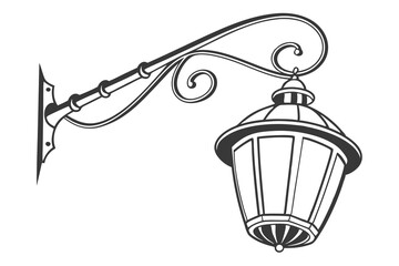 vintage street lamp