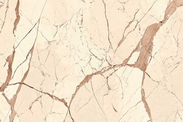 Beige Marble Texture With Brown Veins And Cracks