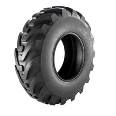 Heavy duty tire showcasing rugged tread design on a transparent backdrop