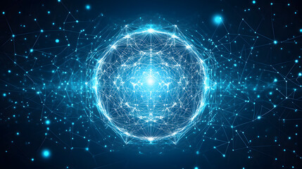 Obraz premium abstract blue background