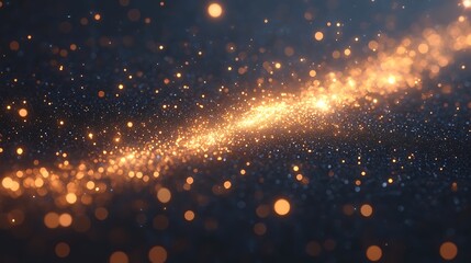 Obraz premium Luminous digital streaks of light converging in a radiant abstract composition.