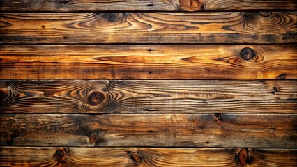 Naklejka premium Weathered Wooden Texture Background with Rustic Grain Patterns and Warm Brown Tones