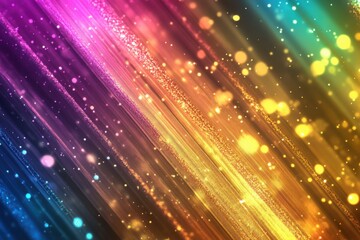 Fototapeta premium Vibrant gold image with parallax effect conveying luxury and tech