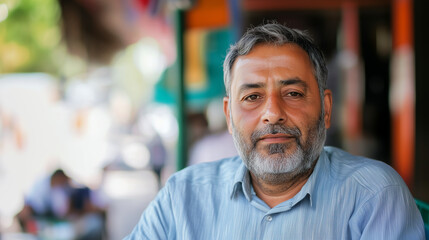 Fototapeta premium Kashmiri businessman.