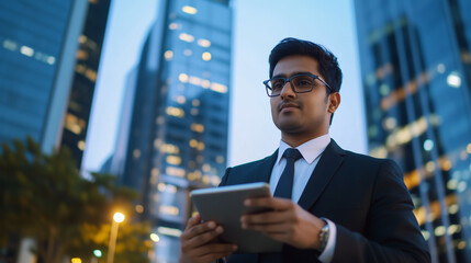 Fototapeta premium Bengali business man.