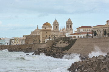 Fototapeta premium Embankment of Cadiz.