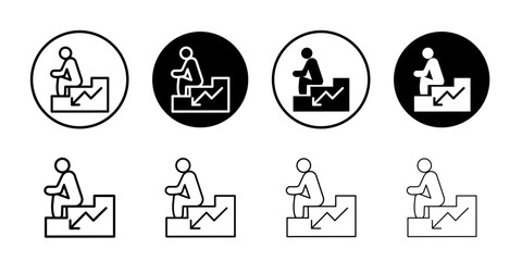 Fail or failure icon Vector logo set flat