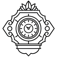 A bold and luxurious logo design for a watch company, showcasing an abstract watch face with clean geometric lines and premium typography for a sophisticated look.