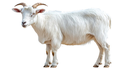 Fototapeta premium goat isolated on white background