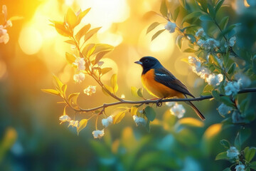 Obraz premium Eastern Towhee