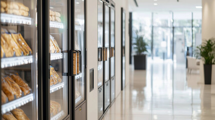 Gourmet Snack Vending Machine in Upscale Shopping Mall