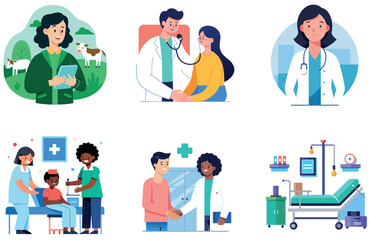 Modern Doctor's Digital Medicine Bundle: Secure Patient Data Collection Stickers