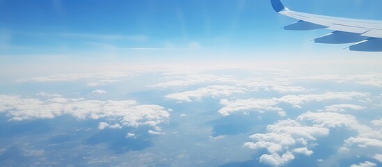 Fototapeta premium Above the Clouds: A Breathtaking Aerial View