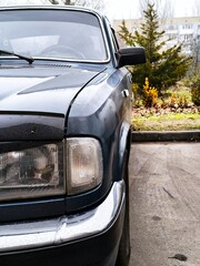 Fototapeta premium car headlight