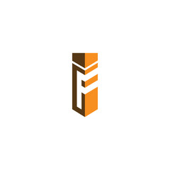 Modern IF or FI Monogram Logo for Professional Use