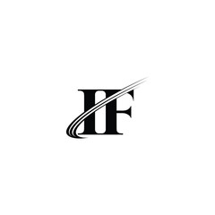 Minimalist IF FI Monogram Icon Logo for Timeless Branding